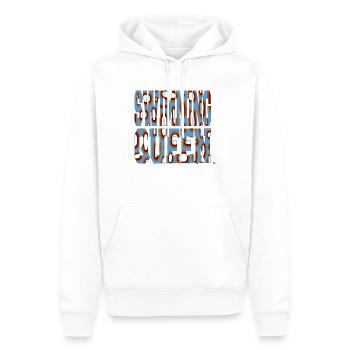 natation drôle de l’eau citation triathlète athlète - Sweat à capuche Premium bio Homme - blanc - Devant - Nico (187cm)