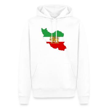 IRAN Iran - Persische Flagge - Männer Premium Bio Hoodie - Weiß - Vorne - Nico (187cm)