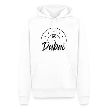 Dubai - Männer Premium Bio Hoodie - Weiß - Vorne - Nico (187cm)
