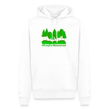 Pray for amazonas - Männer Premium Bio Hoodie - Weiß - Vorne - Nico (187cm)