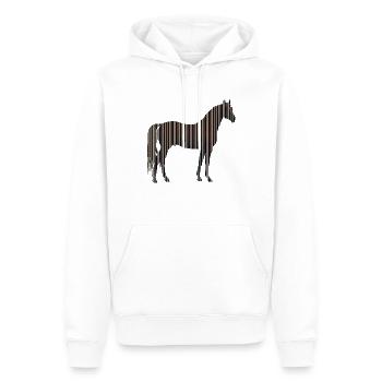 Subtract - Sweat à capuche Premium bio Homme - blanc - Devant - Nico (187cm)