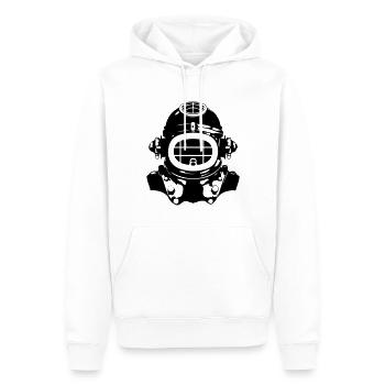 Taucherhelm Tauchen Apnoe Vintage - Männer Premium Bio Hoodie - Weiß - Vorne - Nico (187cm)