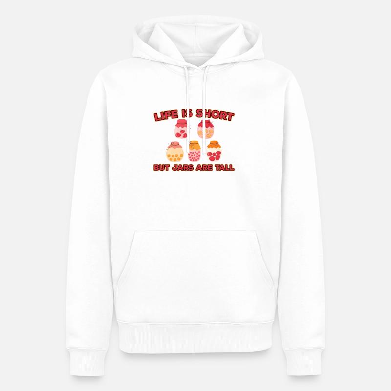 Konserven Einkochen - Männer Premium Bio Hoodie - Weiß