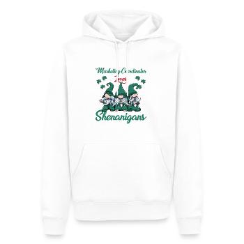 Marketing Coordinator St. Patrick's Day Outfit - Männer Premium Bio Hoodie - Weiß - Vorne - Nico (187cm)