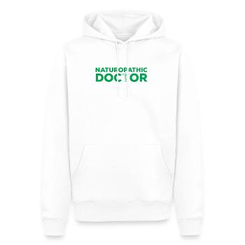 Naturheilkundliches Arzt Outfit Naturheilkunde - Männer Premium Bio Hoodie - Weiß - Vorne - Nico (187cm)