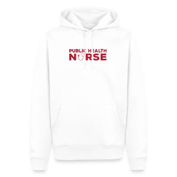 Krankenschwester Im Öffentlichen Dienst - Männer Premium Bio Hoodie - Weiß - Vorne - Nico (187cm)