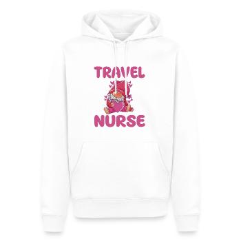 Mignonne infirmière temporaire - Sweat à capuche Premium bio Homme - blanc - Devant - Nico (187cm)