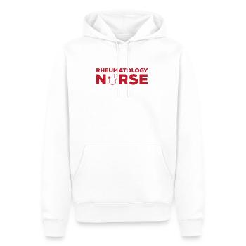 Rheumatologie-Krankenschwester - Männer Premium Bio Hoodie - Weiß - Vorne - Nico (187cm)