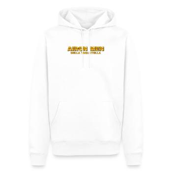 Nudel Airon Herren - Männer Premium Bio Hoodie - Weiß - Vorne - Nico (187cm)