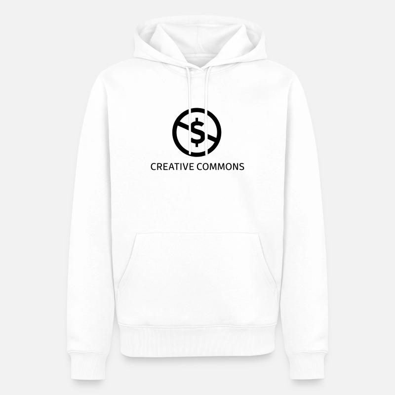 Open Source - Männer Premium Bio Hoodie - Weiß