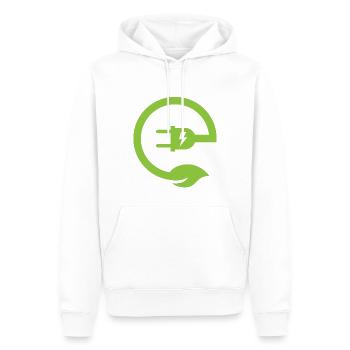 Electric Powered E-Bike - Männer Premium Bio Hoodie - Weiß - Vorne - Nico (187cm)