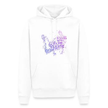 Scuba Diving Diving Men's Scuba Diver - Men’s Premium Organic Hoodie - white - Front - Nico (187cm)