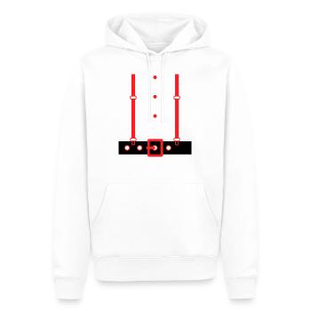 T-shirt de Noël pour de belles fêtes en famille. - Sweat à capuche Premium bio Homme - blanc - Devant - Nico (187cm)