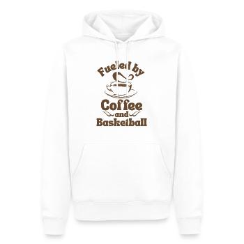 Kaffee Basketball Liebhaber - Männer Premium Bio Hoodie - Weiß - Vorne - Nico (187cm)