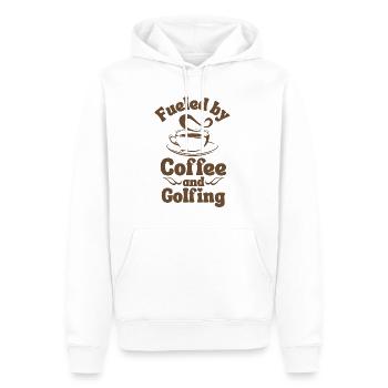 Kaffee Golfen Liebhaber - Männer Premium Bio Hoodie - Weiß - Vorne - Nico (187cm)