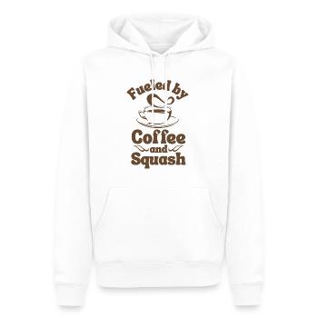 Coffee Squash lover - Men’s Premium Organic Hoodie - white - Front - Nico (187cm)