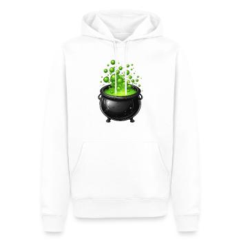 Hexenkessel mit grünem Trank - Männer Premium Bio Hoodie - Weiß - Vorne - Nico (187cm)