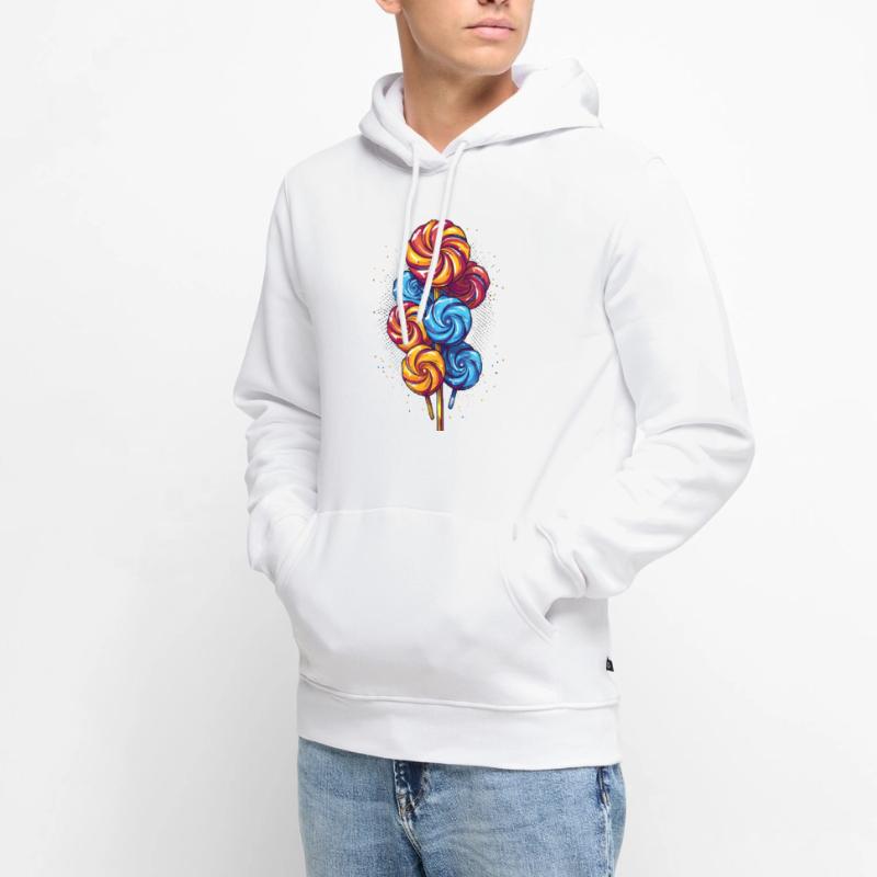 Lutscher oder Lollis Männer Premium Bio Hoodie