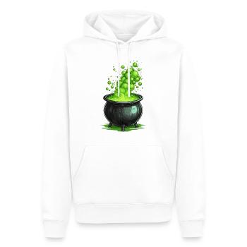 Hexenkessel mit grünem Zaubertrank - Männer Premium Bio Hoodie - Weiß - Vorne - Nico (187cm)