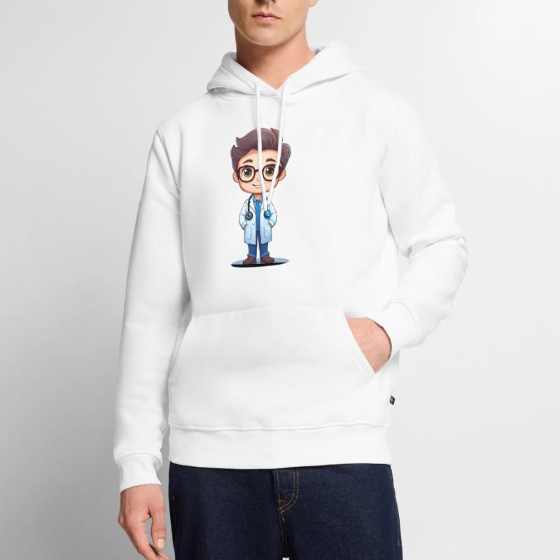 Arzt oder Doktor Männer Premium Bio Hoodie