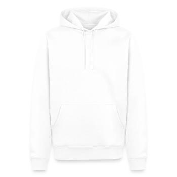 Damen Pferdeperformance Sportliche Disziplin - Männer Premium Bio Hoodie - Weiß - Vorne - Nico (187cm)