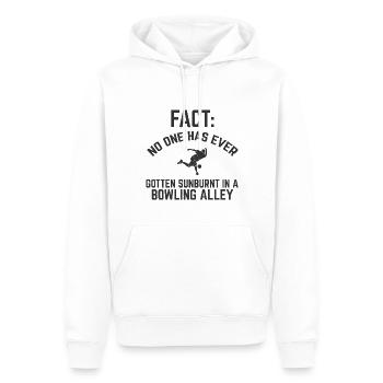 Bowling - Männer Premium Bio Hoodie - Weiß - Vorne - Nico (187cm)