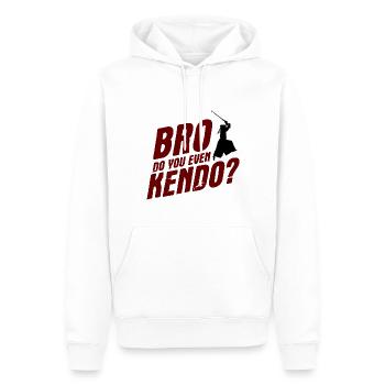 Japanischer Schwertkampf Kendo - Männer Premium Bio Hoodie - Weiß - Vorne - Nico (187cm)