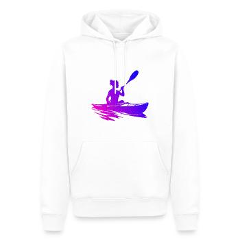 Kajak Damen Kajakfahren Kayak Kanu Herren - Männer Premium Bio Hoodie - Weiß - Vorne - Nico (187cm)