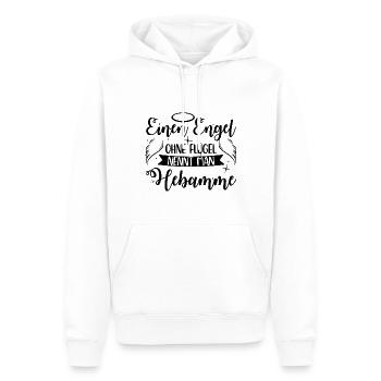 Hebammen Sprüche | Hebamme Geburtshelfer Geschenke - Männer Premium Bio Hoodie - Weiß - Vorne - Nico (187cm)
