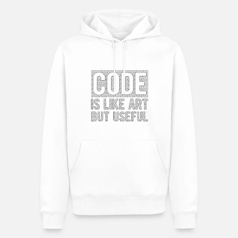 Software Ingenieur Informatiker Programmierer - Männer Premium Bio Hoodie - Weiß