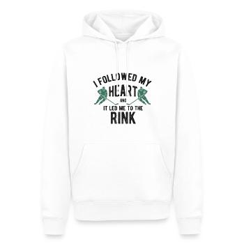 Eishockey - Männer Premium Bio Hoodie - Weiß - Vorne - Nico (187cm)