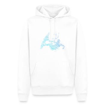 Kiting Kitesurfer Hommes Kitesurf Kitesurf - Sweat à capuche Premium bio Homme - blanc - Devant - Nico (187cm)