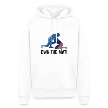 Grappling Martial Arts Wrestling - Männer Premium Bio Hoodie - Weiß - Vorne - Nico (187cm)