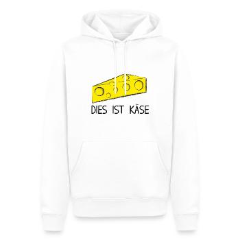 Dies ist Käse - Männer Premium Bio Hoodie - Weiß - Vorne - Nico (187cm)