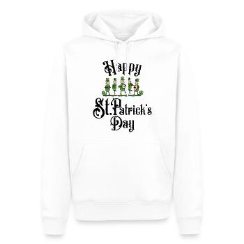 St.Patrick´s Day musizierende Folk Band - Männer Premium Bio Hoodie - Weiß - Vorne - Nico (187cm)