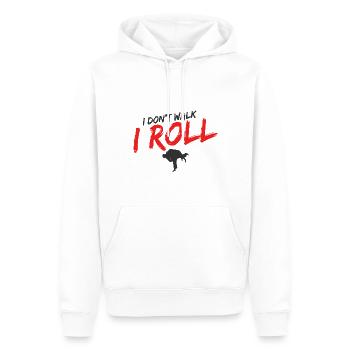 BJJ Jiu Jitsu - Männer Premium Bio Hoodie - Weiß - Vorne - Nico (187cm)