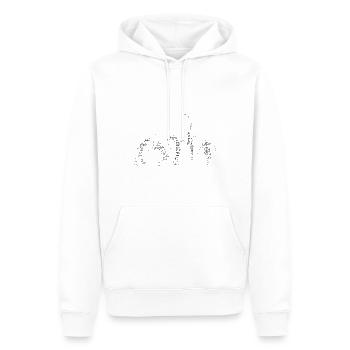 Tennis Hommes Tennis Femmes - Sweat à capuche Premium bio Homme - blanc - Devant - Nico (187cm)