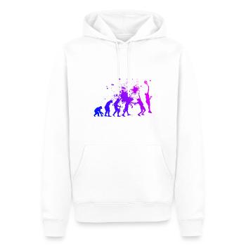 Paddle Tennis Paddle Damen Paddle Court Paddeltenn - Männer Premium Bio Hoodie - Weiß - Vorne - Nico (187cm)