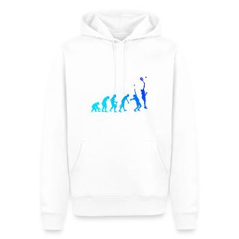 Damen Herren Schlägersport Paddeltennis Paddle Rac - Männer Premium Bio Hoodie - Weiß - Vorne - Nico (187cm)