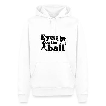 Tennisplatz Spruch Für Tennis - Männer Premium Bio Hoodie - Weiß - Vorne - Nico (187cm)