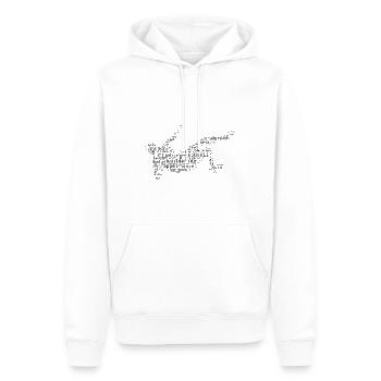 Bouldering Climber Kletterer Boulder Klettern - Männer Premium Bio Hoodie - Weiß - Vorne - Nico (187cm)