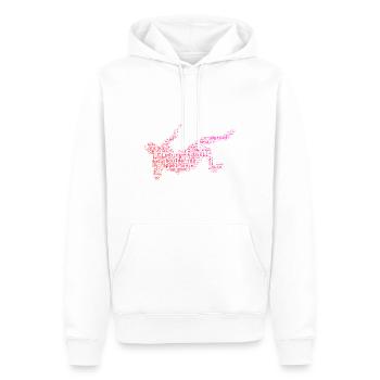 Kletterer Escalade de bloc Grimpeur de bloc Bouldern - Sweat à capuche Premium bio Homme - blanc - Devant - Nico (187cm)