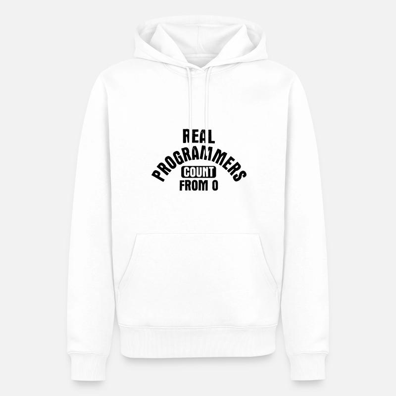 Software Ingenieur Informatiker Programmierer - Männer Premium Bio Hoodie - Weiß