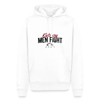 Grappling Martial Arts Wrestling - Männer Premium Bio Hoodie - Weiß - Vorne - Nico (187cm)