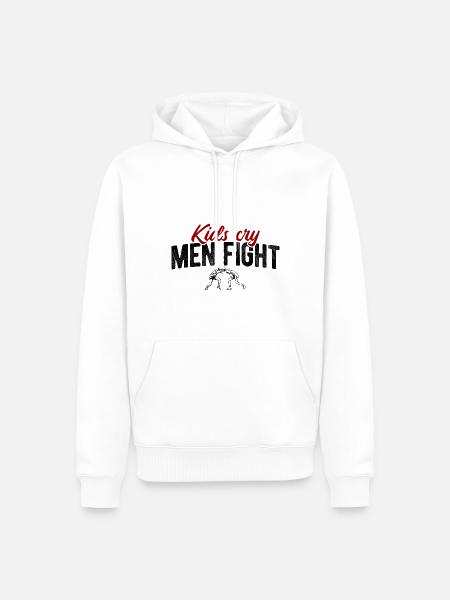 Grappling Martial Arts Wrestling - Männer Premium Bio Hoodie - Weiß