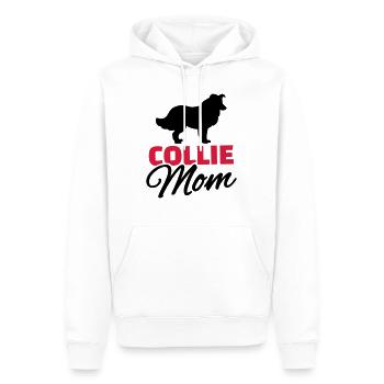 Collie - Männer Premium Bio Hoodie - Weiß - Vorne - Nico (187cm)