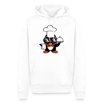 Penguin Chef Chef Chef Hat Cooking Sunglasses - Men’s Premium Organic Hoodie - white - Front - Nico (187cm)