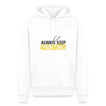Maler Zeichner für Künstler - Männer Premium Bio Hoodie - Weiß - Vorne - Nico (187cm)