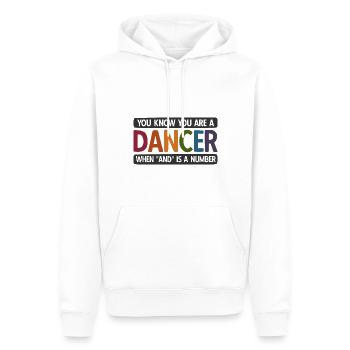 Breakdancing Tanzen für Tänzer - Männer Premium Bio Hoodie - Weiß - Vorne - Nico (187cm)