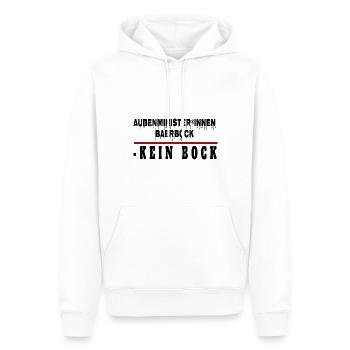 Annalena Baerbock Grüne Die Grünen Außenministerin - Männer Premium Bio Hoodie - Weiß - Vorne - Nico (187cm)